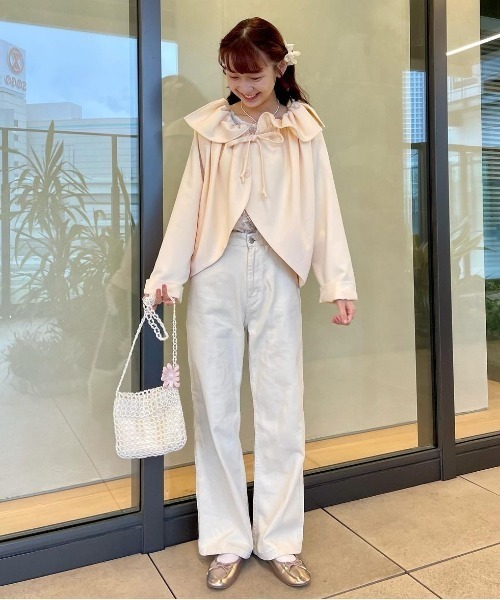 【セール】ペタルトレンチコート（トレンチコート）｜flower（フラワー）