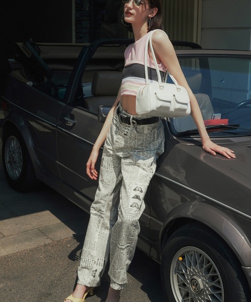 STANDOIL（スタンドオイル）の「チャビーバッグ（ショルダーバッグ・レディース・オリーブ/ホワイト/ブラック・F）」の10枚目の写真