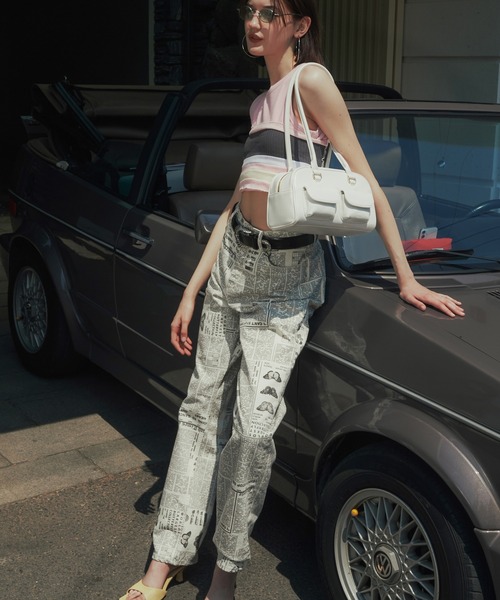 STANDOIL（スタンドオイル）の「チャビーバッグ（ショルダーバッグ・レディース・オリーブ/ホワイト/ブラック・F）」の11枚目の写真