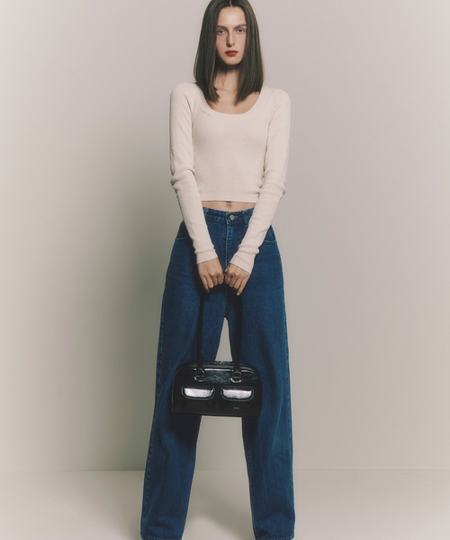 STANDOIL（スタンドオイル）の「チャビーバッグ（ショルダーバッグ・レディース・オリーブ/ホワイト/ブラック・F）」の12枚目の写真