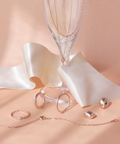 Phoebe(フィービィー)の「【金属アレルギー対応】スウィートハートスライドブレスレット シャンパンゴールド/シンプルチェーン(ブレスレット・レディース・シャンパン・FREE)」の7枚目の写真