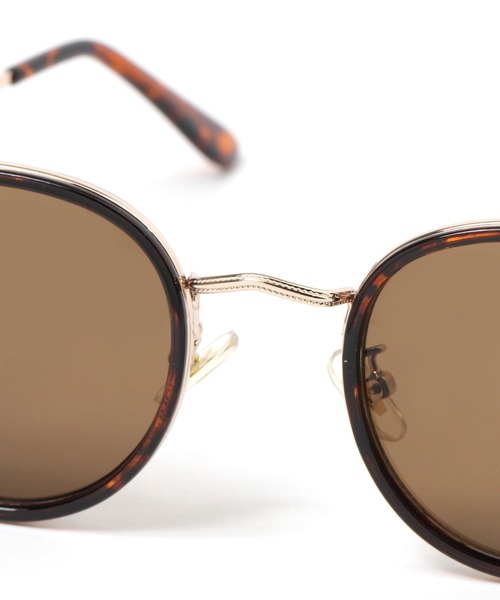 BAYFLOW(ベイフロー)の「ミックスフレームサングラス(サングラス・レディース・ライトブラウン/グレー・FREE)」の9枚目の写真