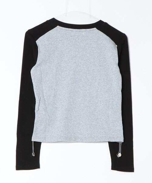 centimeter(センチメーター)の「2way raglan long tee(Tシャツ/カットソー・メンズ・ベージュ/グレー・フリー)」の3枚目の写真