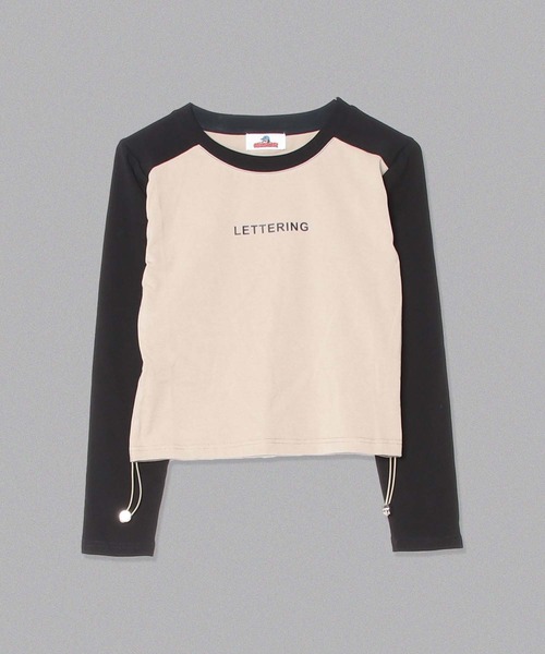 centimeter(センチメーター)の「2way raglan long tee(Tシャツ/カットソー・メンズ・ベージュ/グレー・フリー)」の4枚目の写真