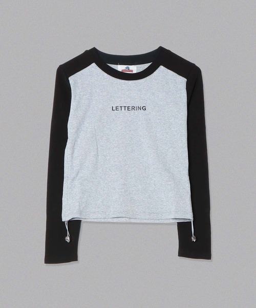 centimeter(センチメーター)の「2way raglan long tee(Tシャツ/カットソー・メンズ・ベージュ/グレー・フリー)」の5枚目の写真