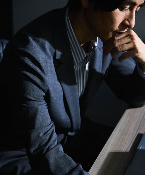 NANO universe（ナノユニバース）の「「Damerino」sports クールオックスセットアップ（セットアップ・メンズ・ネイビー/ブラック/チャコール・L/M/S/XL）」の5枚目の写真