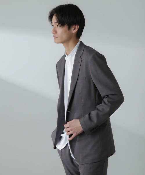 NANO universe（ナノユニバース）の「「Damerino」sports クールオックスセットアップ（セットアップ・メンズ・ネイビー/ブラック/チャコール・L/M/S/XL）」の7枚目の写真