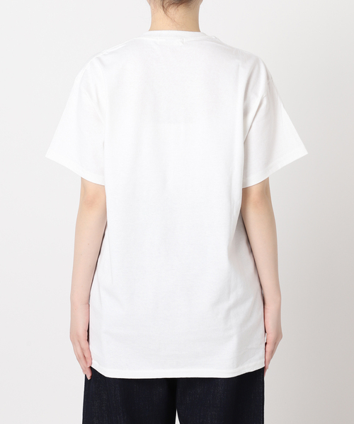 OUTDOOR PRODUCTS(アウトドアプロダクツ)の「GOOD ROCK SPEED NYC サークルロゴTEE(Tシャツ/カットソー・レディース・ホワイト/ブルー系その他/ピンク・FREE)」の8枚目の写真