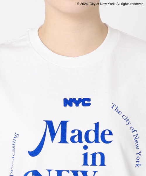 OUTDOOR PRODUCTS(アウトドアプロダクツ)の「GOOD ROCK SPEED NYC サークルロゴTEE(Tシャツ/カットソー・レディース・ホワイト/ブルー系その他/ピンク・FREE)」の9枚目の写真