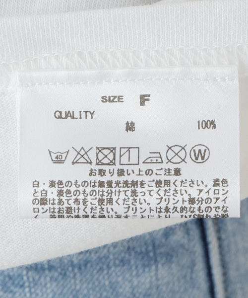 OUTDOOR PRODUCTS(アウトドアプロダクツ)の「GOOD ROCK SPEED NYC サークルロゴTEE(Tシャツ/カットソー・レディース・ホワイト/ブルー系その他/ピンク・FREE)」の17枚目の写真