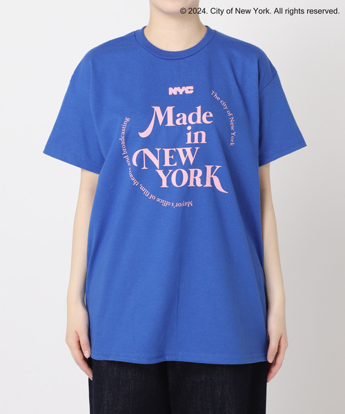OUTDOOR PRODUCTS(アウトドアプロダクツ)の「GOOD ROCK SPEED NYC サークルロゴTEE(Tシャツ/カットソー・レディース・ホワイト/ブルー系その他/ピンク・FREE)」の18枚目の写真