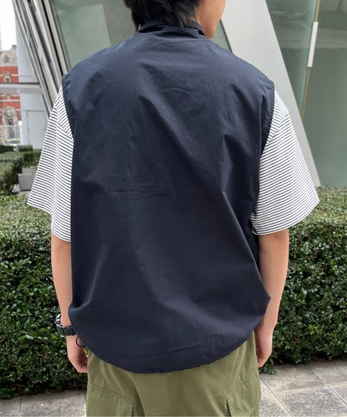 CPCM(シーピーシーエム)の「ビッグポケットスタンドベスト(ベスト・メンズ・グレー/ブラック/オレンジ/グリーン・MEDIUM/LARGE)」の15枚目の写真