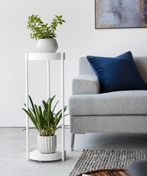 BIRTHDAY BAR（バースデイバー）の「tower キャスター付きプランタースタンド 2段（収納グッズ・レディース・ブラック/ホワイト・フリー）」の11枚目の写真