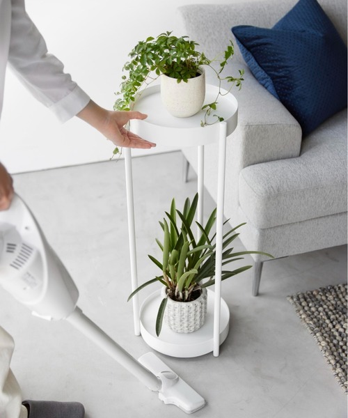 BIRTHDAY BAR（バースデイバー）の「tower キャスター付きプランタースタンド 2段（収納グッズ・レディース・ブラック/ホワイト・フリー）」の10枚目の写真