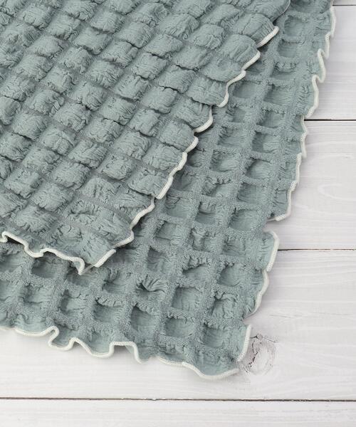 one'sterrace（ワンズテラス）の「◆ポップコーン マルチカバーケット（ブランケット・レディース・ブルー系その他7/アイボリー系8・99）」の5枚目の写真