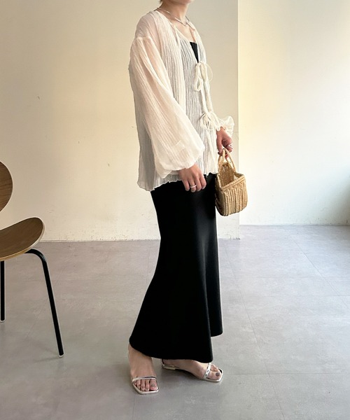 SHENERY（シーナリー）の「2WAY楊柳リボンブラウス（シャツ/ブラウス