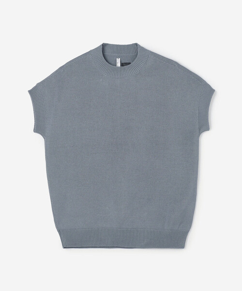 THIBAULT VAN DER STRAETE（ティボー・ヴァン・ダル・ストラット）の「THIBAULT VAN DER STRAETE | コットン モックネックニットプルオーバー WOMEN（ニット/セーター・レディース・ベージュ/ライトブルー・S）」の14枚目の写真