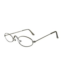 ストリートファッション Chikashitsu + チカシツプラス round frame eyewear オーバルサングラス シルバーメガネ クリアサングラス メタルフレーム 眼鏡 アイウェア 韓国ファッション