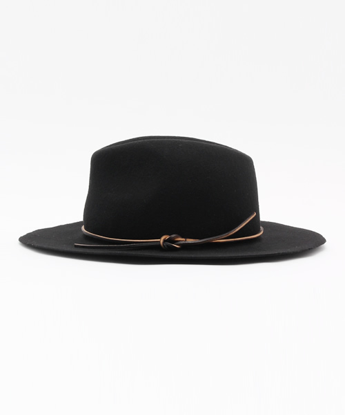 VINCA（ヴィンカ）の「【VINCA TOKYO】Melton hat（ハット・レディース・ブラック/ワイン・FREE）」の3枚目の写真