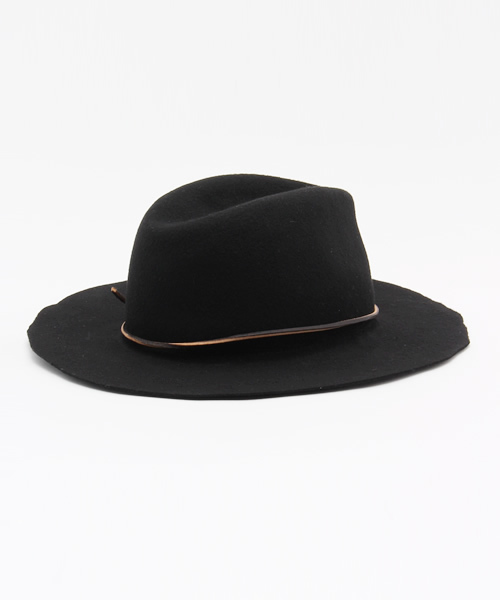 VINCA（ヴィンカ）の「【VINCA TOKYO】Melton hat（ハット・レディース・ブラック/ワイン・FREE）」の4枚目の写真