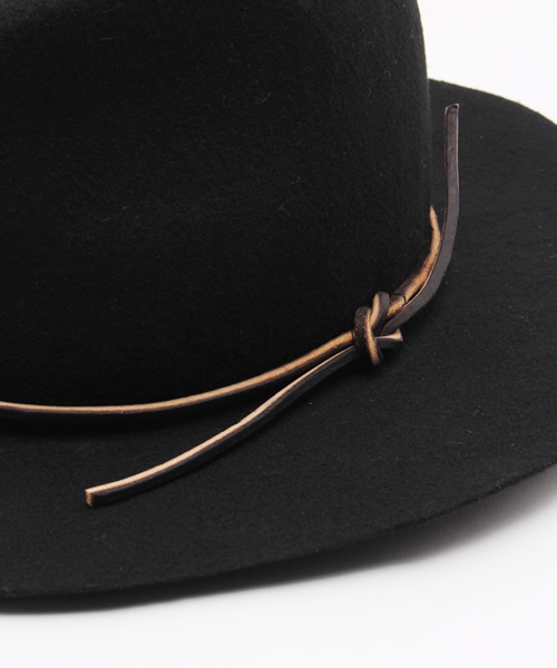 VINCA（ヴィンカ）の「【VINCA TOKYO】Melton hat（ハット・レディース・ブラック/ワイン・FREE）」の7枚目の写真