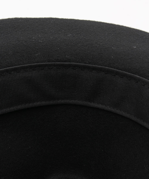 VINCA（ヴィンカ）の「【VINCA TOKYO】Melton hat（ハット・レディース・ブラック/ワイン・FREE）」の8枚目の写真