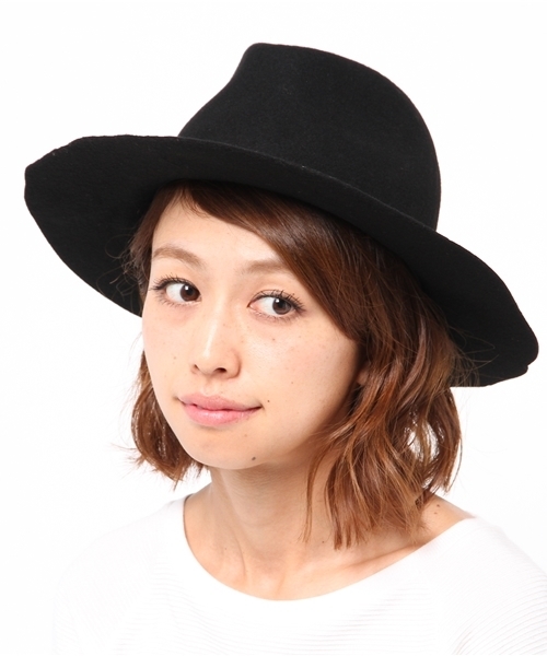 VINCA（ヴィンカ）の「【VINCA TOKYO】Melton hat（ハット・レディース・ブラック/ワイン・FREE）」の12枚目の写真