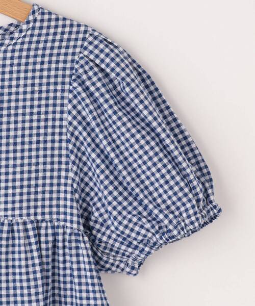 SHOO・LA・RUE（シューラルー）の「◆【110-140cm】フレンチリネンブレンド ティアードチュニック（チュニック・キッズ・ホワイト/ブラック系1/ネイビー/ブルー系その他3・11/12/13/14）」の9枚目の写真