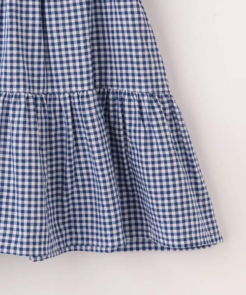 SHOO・LA・RUE（シューラルー）の「◆【110-140cm】フレンチリネンブレンド ティアードチュニック（チュニック・キッズ・ホワイト/ブラック系1/ネイビー/ブルー系その他3・11/12/13/14）」の10枚目の写真