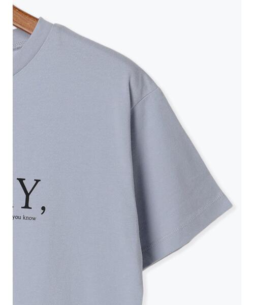Lugnoncure(ルノンキュール)の「メガネ刺繍Tシャツ(Tシャツ/カットソー・レディース・チャコールグレー/オフホワイト/サックスブルー/ベージュ・F)」の15枚目の写真