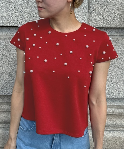 セール】パールカットソー（Tシャツ/カットソー）｜JENNE（ジェンヌ