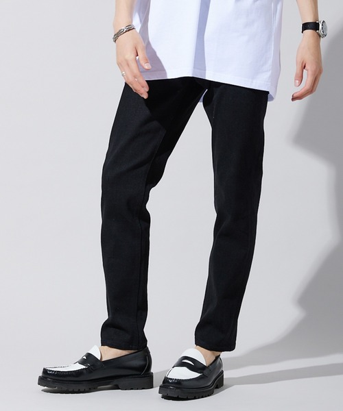 JOURNAL STANDARD（ジャーナルスタンダード）の「マルチサイズ_【ZOZO限定】DENIM SKINNY PANTS / スキニーデニム（デニムパンツ・メンズ・ワンウォッシュ/ブラック・マルチサイズ）」の6枚目の写真