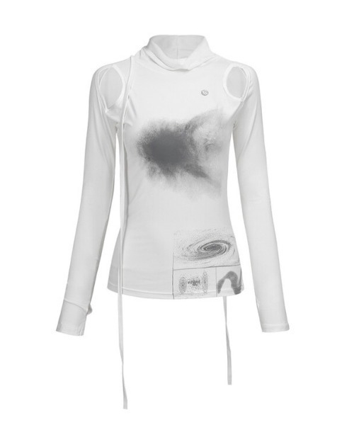 韓国人気 Tシャツ [FLAREUP] BUSTIER LAYERED T-SHIRT FLAREUP（フレアアップ）の「韓国ブランド FLAREUP フレアアップ