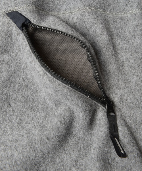 HOLIDAY(ホリデイ)の「CLASSIC FLEECE ZIP UP JACKET クラシックフリースジップアップジャケット(ブルゾン・レディース・グレー・ONE SIZE)」の5枚目の写真