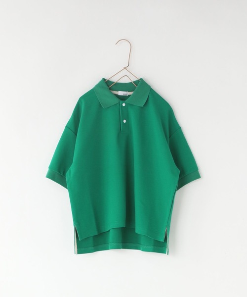 LOWRYS FARM(ローリーズファーム)の「BIGポロSS 120804(Tシャツ/カットソー・キッズ・グリーン/ネイビー/イエロー・110cm/120cm/130cm/140cm/150cm)」の2枚目の写真