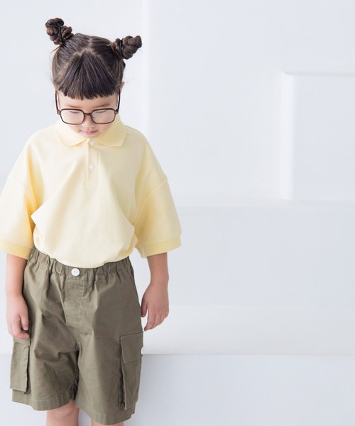 LOWRYS FARM(ローリーズファーム)の「BIGポロSS 120804(Tシャツ/カットソー・キッズ・グリーン/ネイビー/イエロー・110cm/120cm/130cm/140cm/150cm)」の22枚目の写真