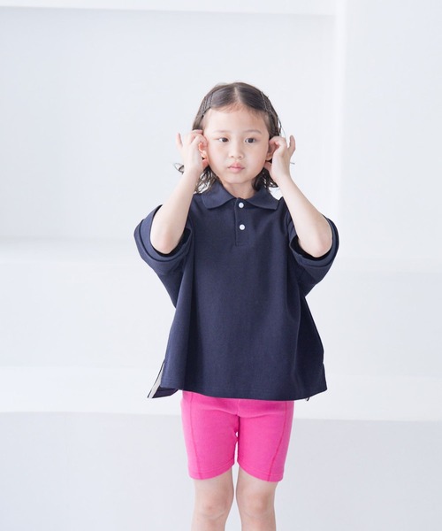 LOWRYS FARM(ローリーズファーム)の「BIGポロSS 120804(Tシャツ/カットソー・キッズ・グリーン/ネイビー/イエロー・110cm/120cm/130cm/140cm/150cm)」の17枚目の写真