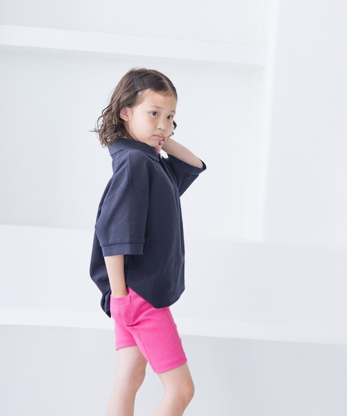 LOWRYS FARM(ローリーズファーム)の「BIGポロSS 120804(Tシャツ/カットソー・キッズ・グリーン/ネイビー/イエロー・110cm/120cm/130cm/140cm/150cm)」の16枚目の写真
