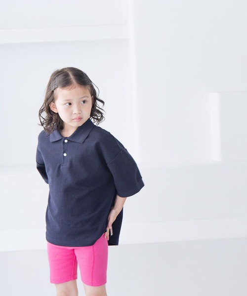 LOWRYS FARM(ローリーズファーム)の「BIGポロSS 120804(Tシャツ/カットソー・キッズ・グリーン/ネイビー/イエロー・110cm/120cm/130cm/140cm/150cm)」の15枚目の写真