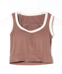 タンクトップ（ブラウン/茶色系・カップ付き）ファッション通販 - ZOZOTOWN