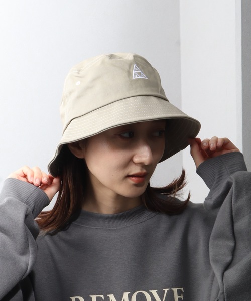 HUF(ハフ)の「【HUF/ハフ】HUF SET TT BUCKET / バケット ハット(ハット・メンズ・ナチュラル/ブラック/ブラウン/ネイビー/オートミール・S/M/L/XL)」の20枚目の写真