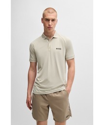 BOSS x Matteo Berrettini ワッフルファブリック ショートスリーブ ポロシャツ