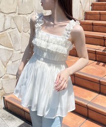フリルチュニックビスチェ