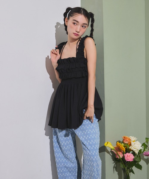 セール】フリルチュニックビスチェ（チュニック）｜one after another