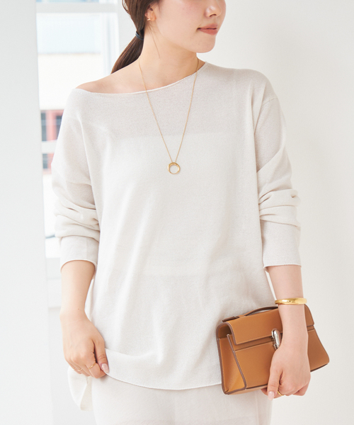 25SS完売 Plage プラージュ paper yearnプルオーバー ニット 25SS Plage プラージュ paper yearnプルオーバー ニット