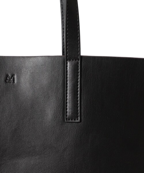 ＆MyuQ（アンドミューク）の「＆MyuQ / 別注 SHOPPER トートバッグ（トートバッグ・レディース・ブラック・ONE SIZE）」の5枚目の写真