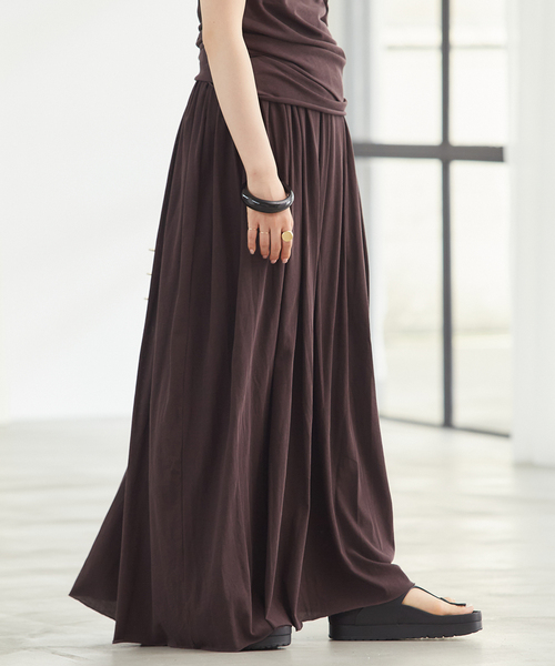 新品Plage Sheer Jersey Gathered スカート　36サイズ plage（プラージュ）の「Sheer Jersey Gathered スカート