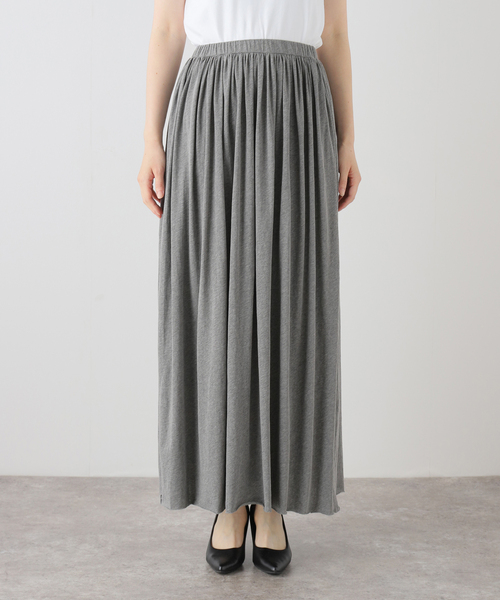 plage（プラージュ）の「Sheer Jersey Gathered スカート