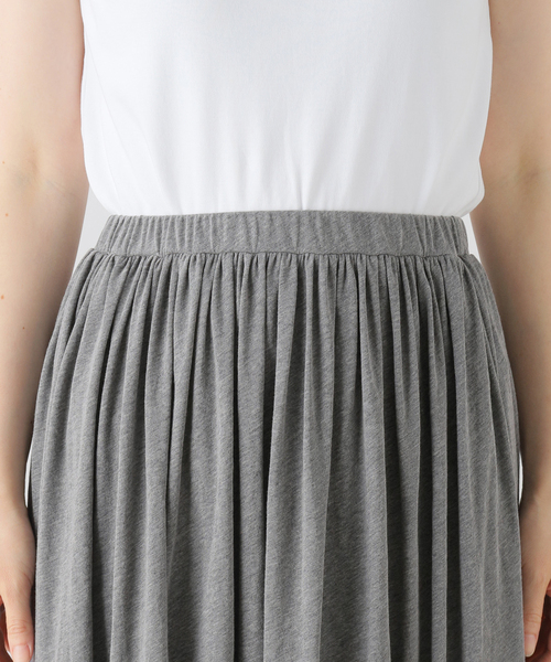 plage（プラージュ）の「Sheer Jersey Gathered スカート