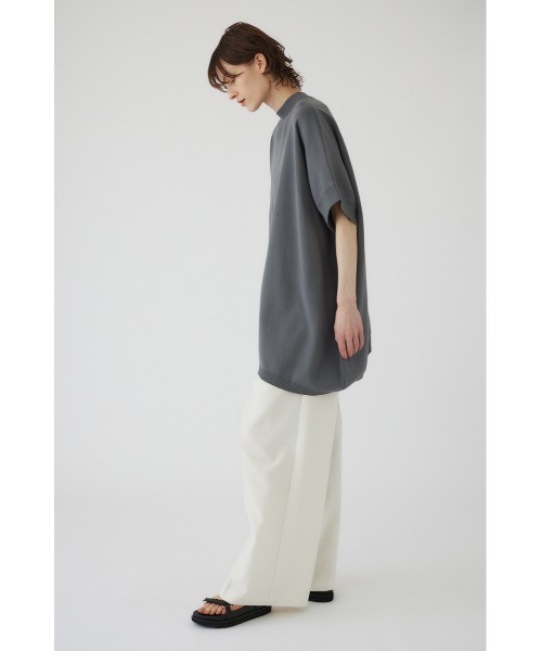 RIM.ARK◆ニット・セーター(薄手)/FREE/コットン/GRN/無地/460ISL70-0251 RIM.ARK | Hook slim knit tops (KNITWEAR ) |RIM.ARK ONLINE STORE